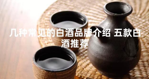 几种常见的白酒品牌介绍 五款白酒推荐